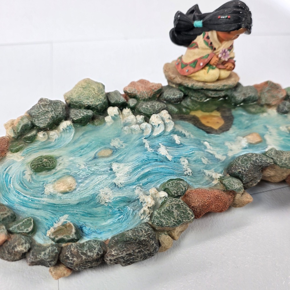 VTG 2 Pc Enesco Friends of the Feather Reflection of Love River Karen Hahn 1998